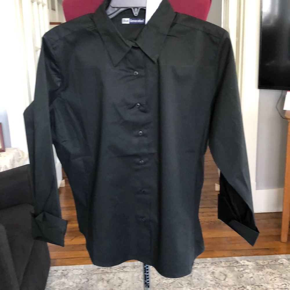 NWT BLUE GENERATION BLACK DRESS SHIRT